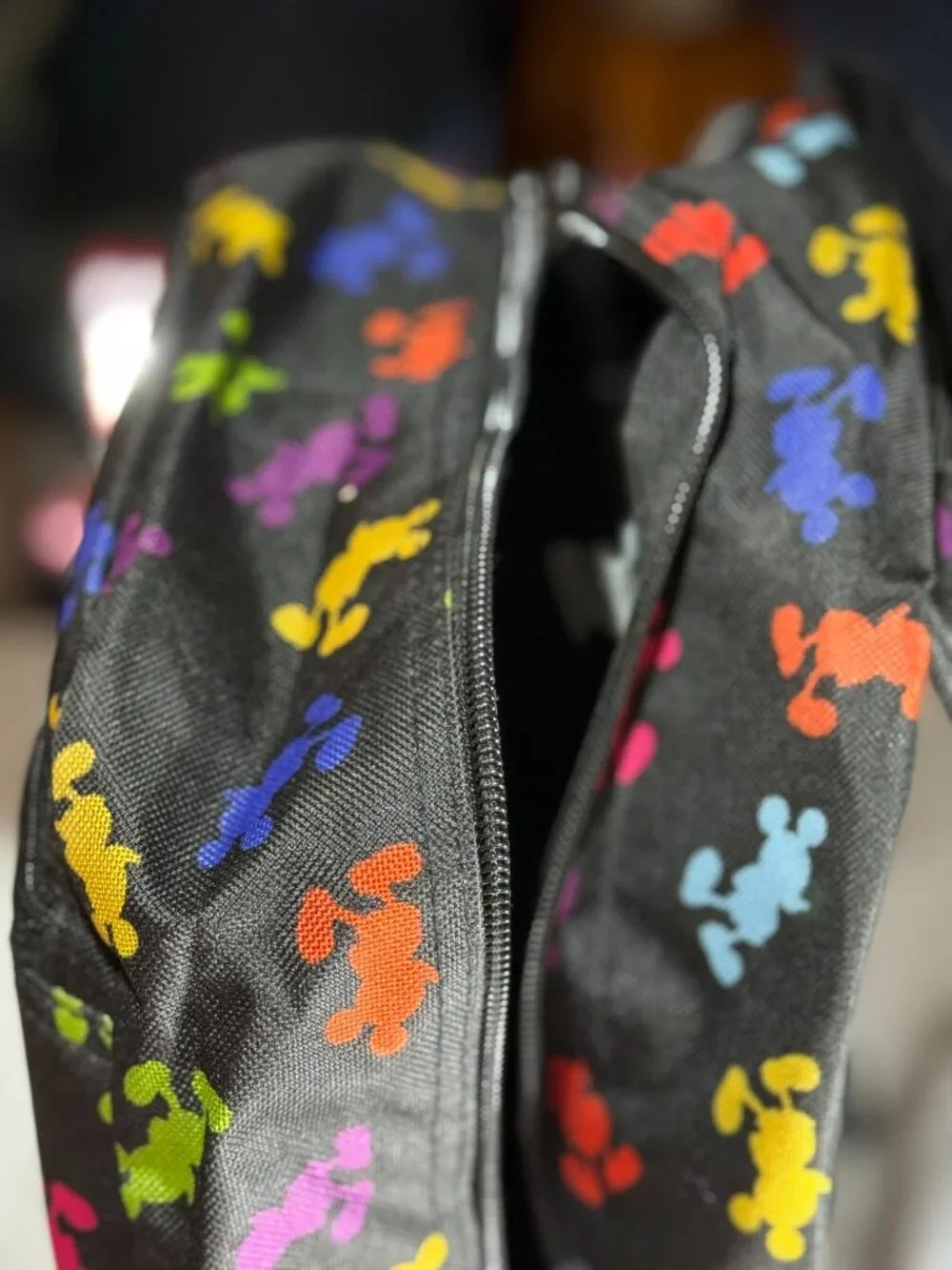 Disneyland Resort Black psychedelic Mickey Backpack